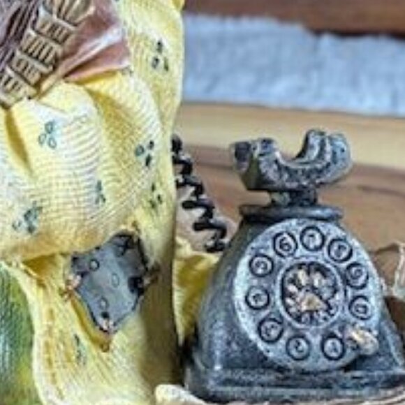 Vintage Boyds Bears Ineeda Break Overworked Bearstone Collection Figurine - Picture 9 of 11